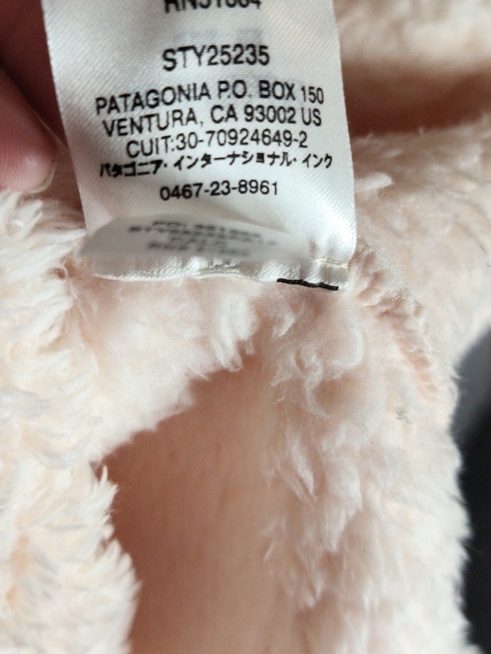 Patagonia Woman's 1/4 Zip Light Pink Fleece Pullover - Picture 8 of 9